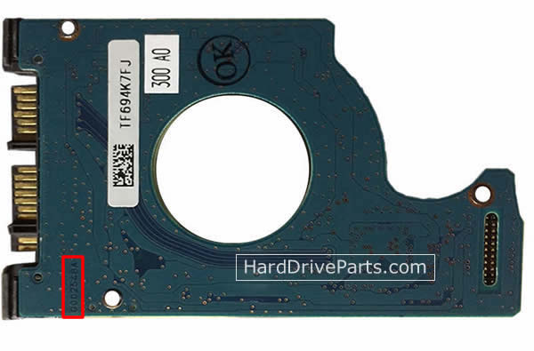 G002548A Toshiba Harde Schijf Printplaat G002548A Toshiba Harde Schijf Printplaat