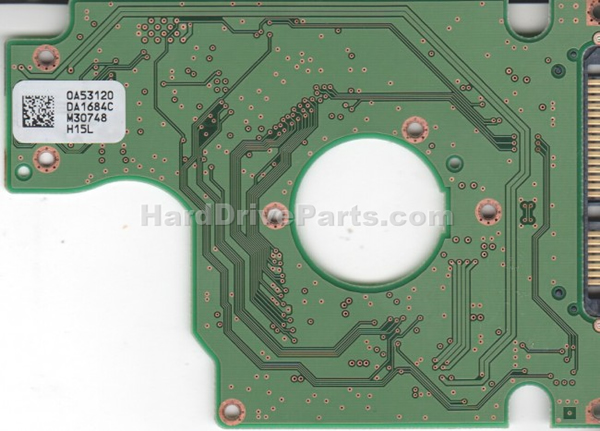 Hitachi HTS542525K9SA00 Harde Schijf PCB Elektronica 0A53120 Hitachi HTS542525K9SA00 Harde Schijf PCB Elektronica 0A53120